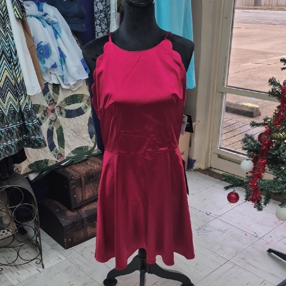 by & by Vibrant Pink Mini Dress